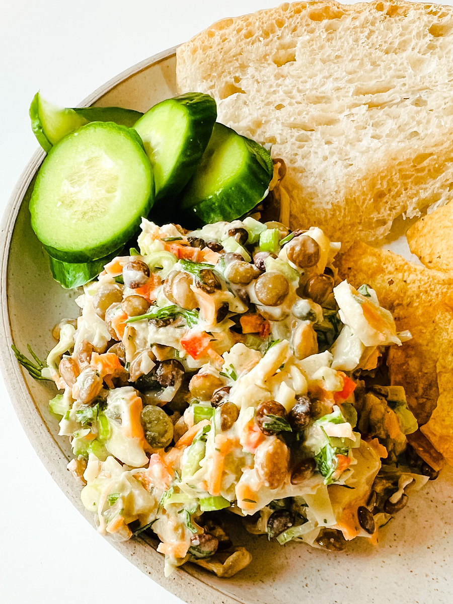 Vegan Chicken Salad - Baked by Melissa